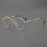 CHH Chrome Hearts Glasses Versatile retro literary round frame myopia glasses frame