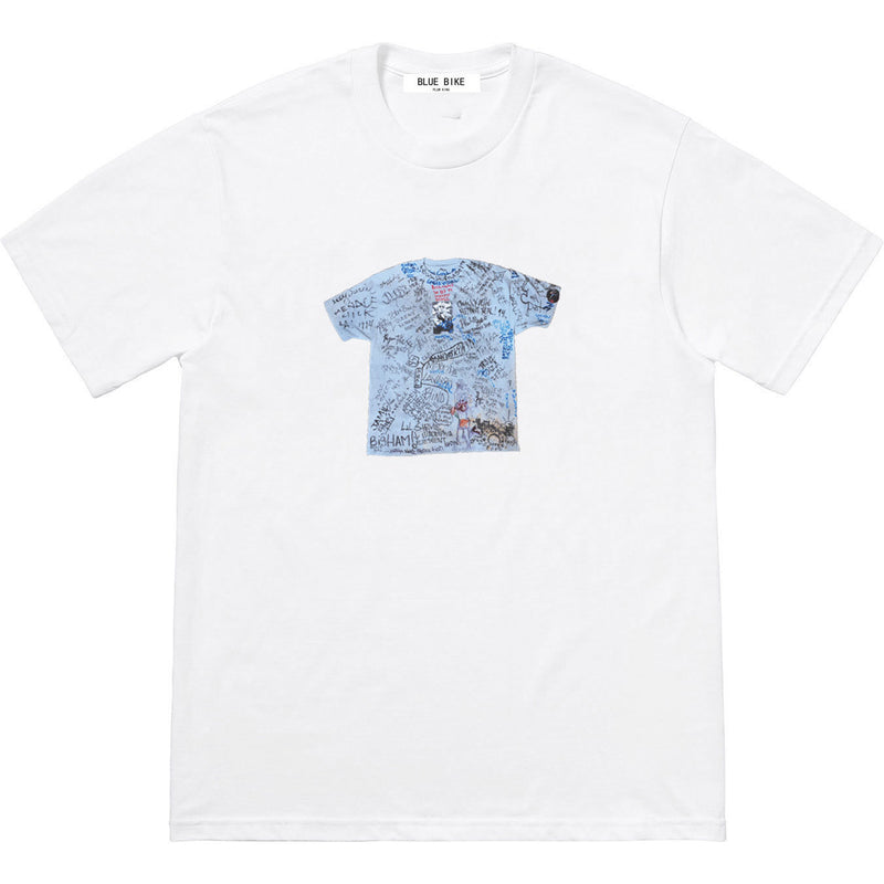 Men T-shirts 24SS First Tee 30th Anniversary Limited Commemorative Graffiti Print Crew Neck Short Sleeves