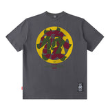 Men T Shirt Retro Fashion Brand T-shirt for Men and Women Spring and Summer