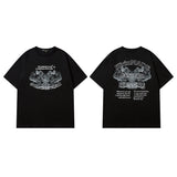 Men's T Shirt Short-Sleeved T-shirt Men's and Women's Spring and Summer Loose Vintage