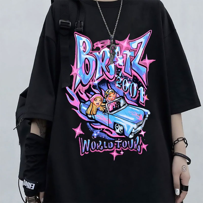 Bratz T Shirts Men Oversized T-shirt Aesthetic
