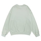 Men Hoodie Sweater Men's Loose Leisure Sports Letter Printing Worn Looking Washed-out