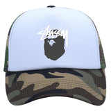 Bathing Ape Hat Breathable Baseball Cap Shade Mesh Cap