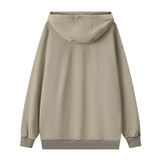 Men Hoodie Sweater Men's Autumn and Winter Washed and Worn Loose