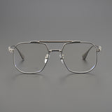 CHH Chrome Hearts Glasses Vintage Versatile Double Beam Large Frame Myopia Glasses Frame