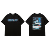 Men T Shirt Printed Couple Short Sleeve T-shirt Men and Women Street Casual Couple