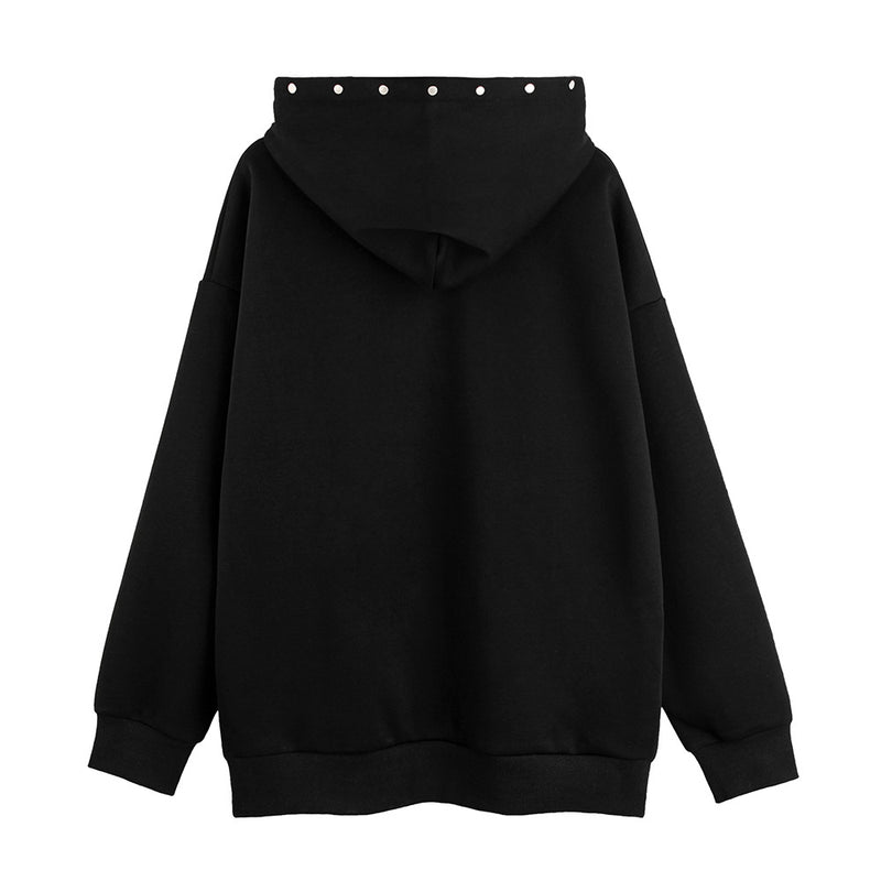 Men Hoodie Printed Hoodie Men's Spring and Autumn Baggy Coat