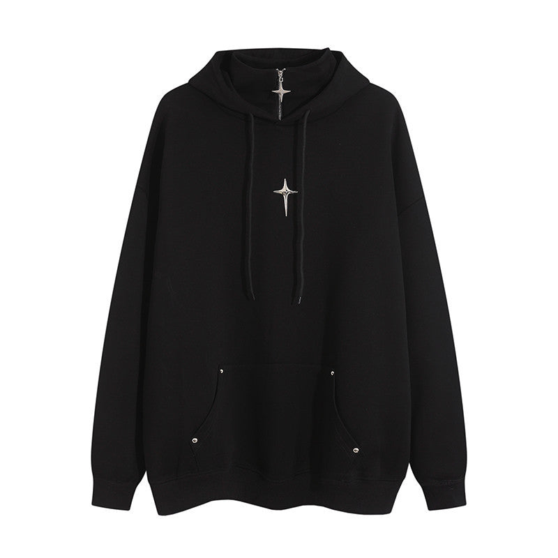 Men Hoodie Hooded Sweater Men's Autumn and Winter Long Sleeve