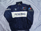 F1 Racing Suit Racing Suit Preppy Style Retro Style Autumn and Winter Wear Coat Cotton-Padded Casual Coat Embroidery