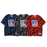 Bathing Ape T Shirt Summer Camouflage Short Sleeve T-shirt