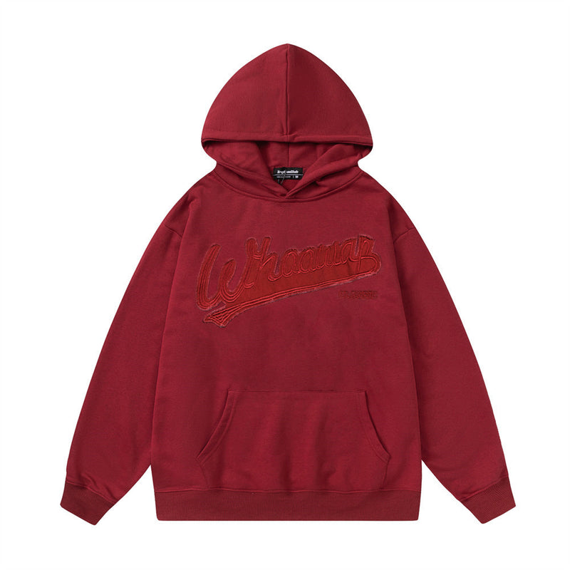 Men Hoodie Letter Hooded Sweater Men's Long Sleeve Leisure Pullover Sports