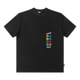 Men T Shirt Street Letter Print Short-Sleeve T-shirt Men's Loose Casual Couple