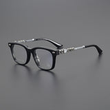 CHH Chrome Hearts Glasses Pure Titanium Temple Punk Wind Myopia Glasses Frame