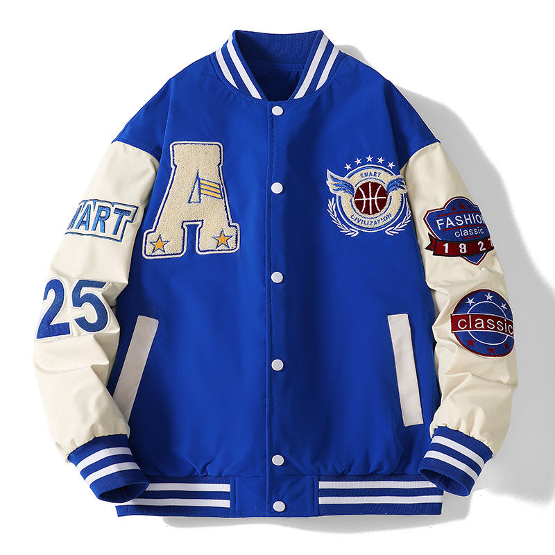 Varsity Jacket Vintage Vintage Baseball Uniform Spring and Autumn Coat Casual Sports Couple Jacket