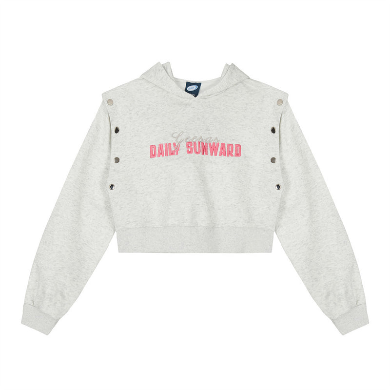 Women Hoodie Cropped Hoodie Girls Spring and Autumn Print Leisure