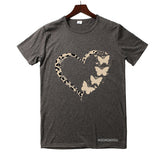 Crew neck print shirt millennium bug style t-shirt casual