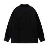 Men Long Sleeved T Shirt Printed Long Sleeve Shirt Men Spring and Autumn Loose Casual Outerwear Coat Shirt