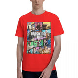 Collage Breaking Bad GTA De Camisa De Cuello Redondo