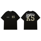 Men T Shirt Vintage Fashion Brand Hip Hop Short Sleeve T-shirt