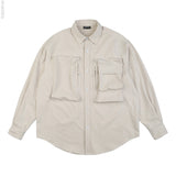 Men's Long Sleeve T Shirt Men's Ins Casual Loose Design Shirt Thin Coat