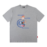 Men T Shirt Short Sleeve T-shirt Men and Women Loose