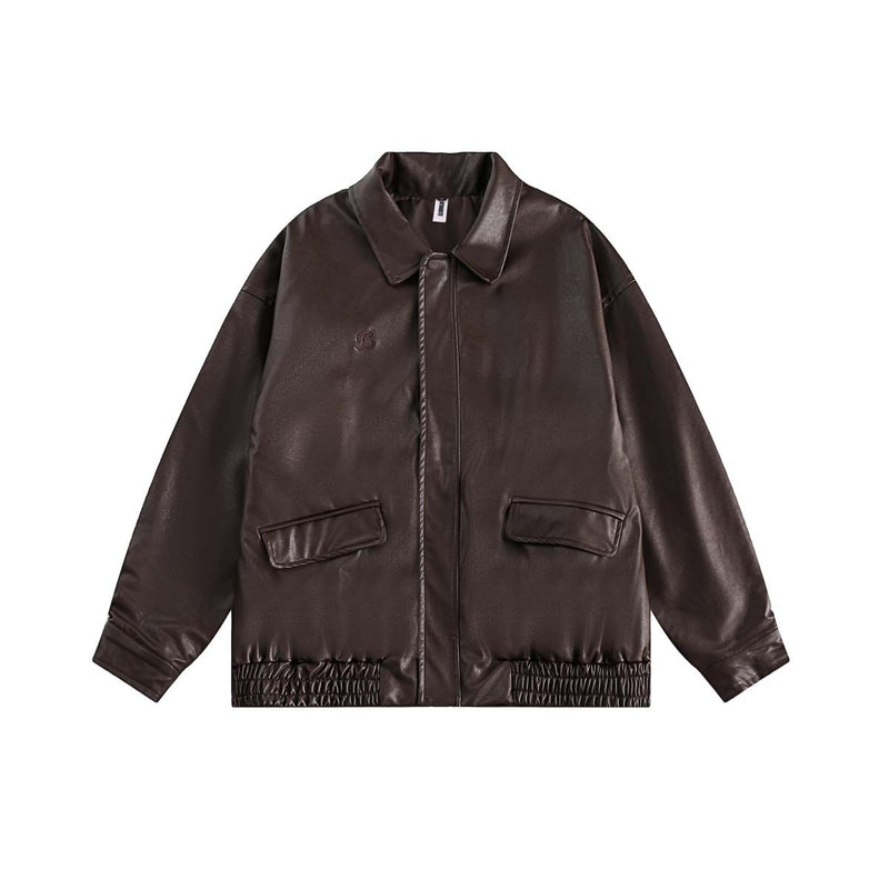 Unisex Jacket Autumn Trendy Leather Coat Women's Clothing