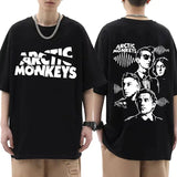 Arctic Monkeys Tour Graphic T Shirts Men's Hip Hop Retro