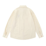 Men Long Sleeved T Shirt Embroidered Long Sleeve Shirt Boys All-Matching Casual Ruffle Handsome Loose Spring and Autumn