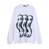 Men Long Sleeve Shirt Autumn and Winter Printing Long Sleeve Bottoming T-shirt for Men and Women