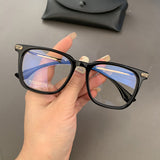 CHH Chrome Hearts Glasses pure titanium ultra-light business retro square versatile myopia frame