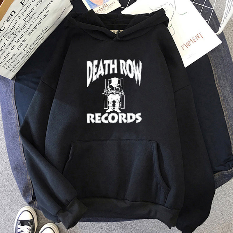 DEATH ROW RECORDS Hoodie Men's High Quality Aesthetic