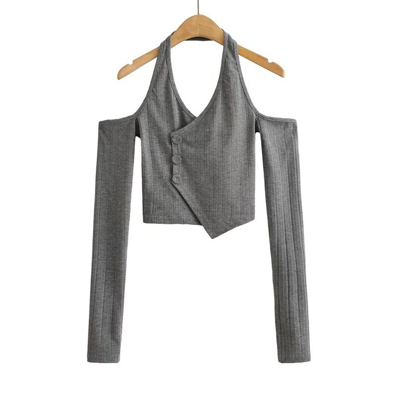 Women's T-Shirt Spring Long-Sleeved Top