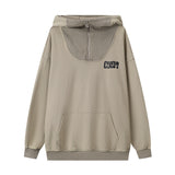 Men Hoodie Sweater Men's Autumn and Winter Washed and Worn Loose