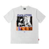 Men T Shirt Men's and Women's Short Sleeve Loose Hiphop Hip Hop T-shirt Couple Summer