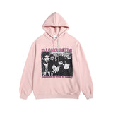 Men Long Sleeve Shirt Vintage Couple Hooded Sweater Men and Women All-Matching Hoodie