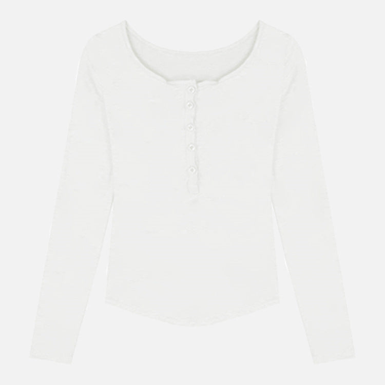 Women Long Sleeve Shirt V-neck Top Slim Fit Cinched Short Dress