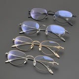 CHH Chrome Hearts Glasses Cat's Eye Personality Japanese Versatile Myopia Glasses Frame