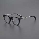 CHH Chrome Hearts Glasses Pure Titanium Temple Punk Wind Myopia Glasses Frame