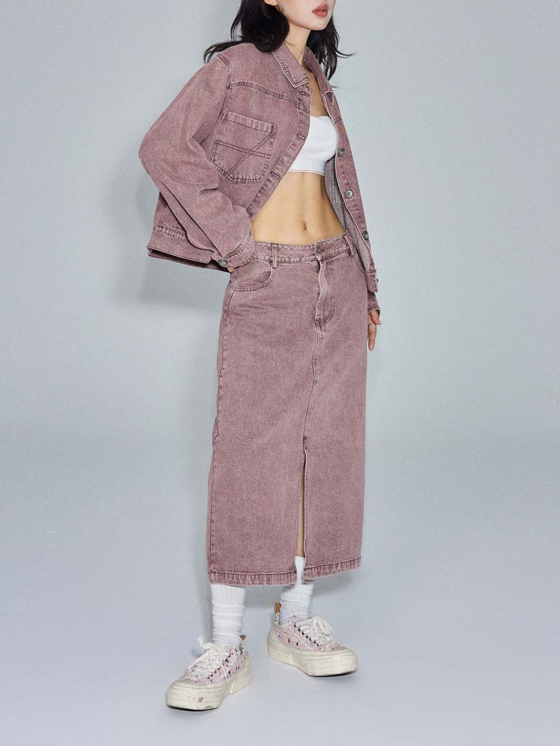 Unisex Pants Autumn Retro Denim