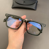 CHH Chrome Hearts Glasses Black Frame Plain Silver Versatile Personality Myopia Glasses Frame