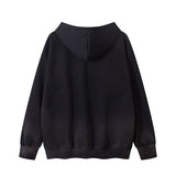 Unisex Vintage Hoodie hip hop gradual change hooded sweater