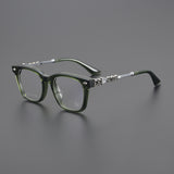 CHH Chrome Hearts Glasses Pure Titanium Temple Punk Wind Myopia Glasses Frame