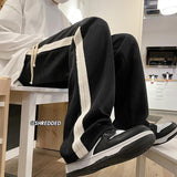 Men Sweatpants Waffle Pants Men's Spring and Autumn Sports Casual Pants