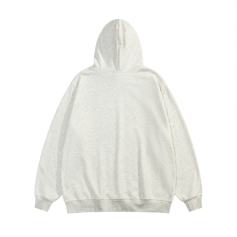 Men Hoodie Cartoon Letter Print Hoodie