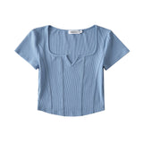 Women T-Shirt Short-Sleeved T-shirt Women's Slim Fit