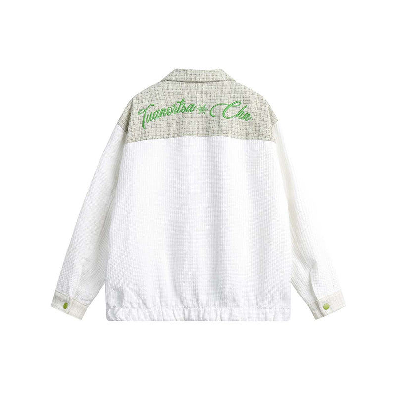 Unisex Jacket Fall Classic Style Splicing Coat Women's Clothing