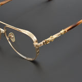 CHH Chrome Hearts Glasses Collector's Edition Pure Titanium Engraved Myopia Glasses Frame Sunglasses