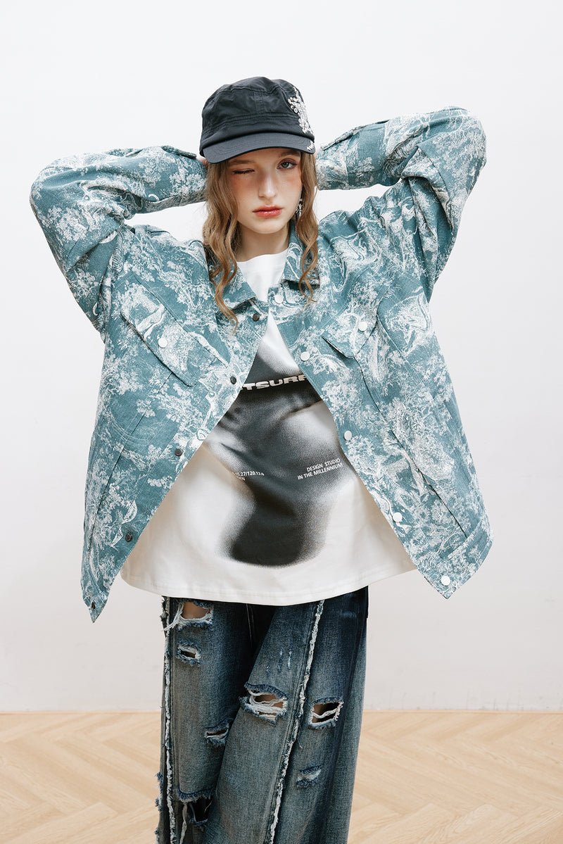Unisex Jacket Autumn Printed Special Jacket Women's Clothing