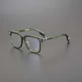 CHH Chrome Hearts Glasses Large Square Large Face Myopia Anti-Blue Light Glasses Frame