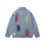 Graffiti Bomber Jacket Cardigan Jacket Men and Women Loose Casual